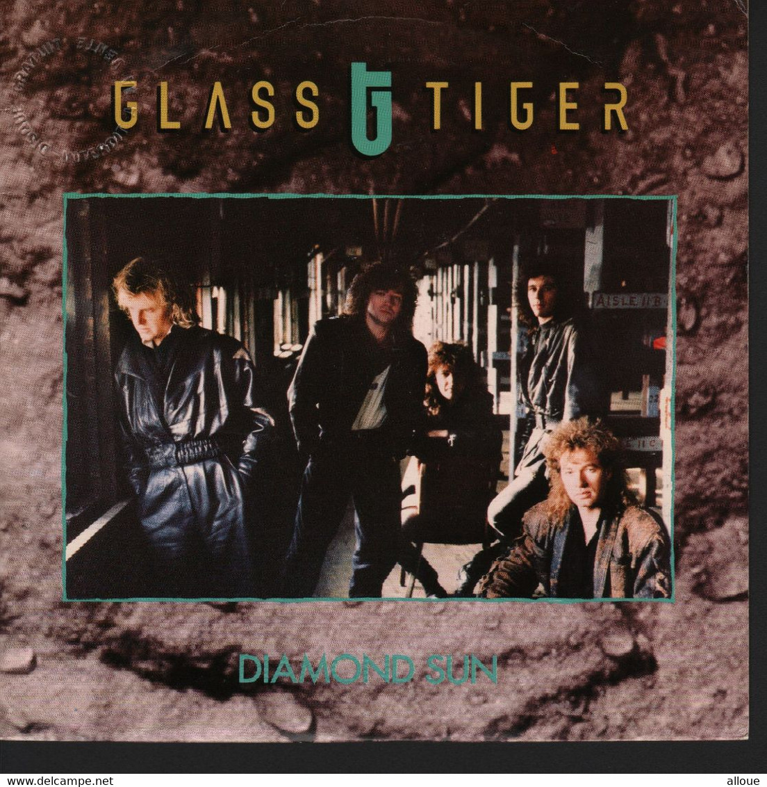 GLASS TIGER FRENCH SINGLE - DIAMOND SUN + SUFFER IN SILENCE - Hard Rock En Metal