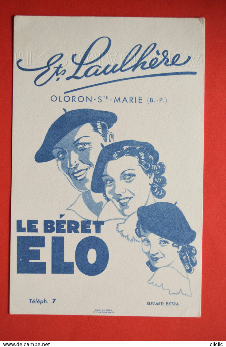 Buvard Béret ELO, Ets Laulhère, Oloron-Ste-Marie - Vestiario & Tessile