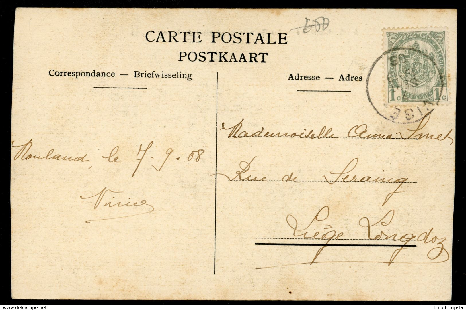 CPA - Carte Postale  - Belgique - Mouland - La Berwinne Au Pied De La Montagne - 1908  (CP20238OK) - Voeren