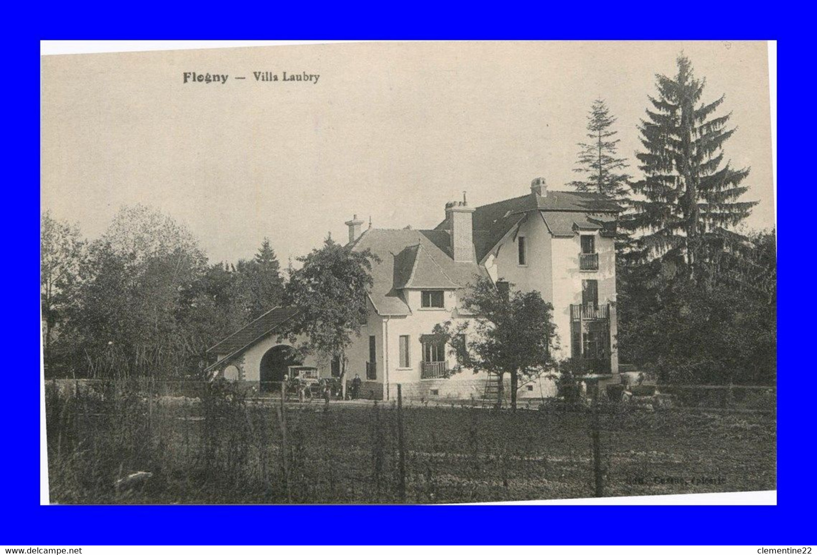 Flogny , Villa Laubry    ( Scan Recto Et Verso ) - Flogny La Chapelle