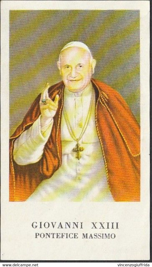 HOLY CARD -SANTINO GIOVANNI XXIII PONTEFICE MASSIMO - Santons