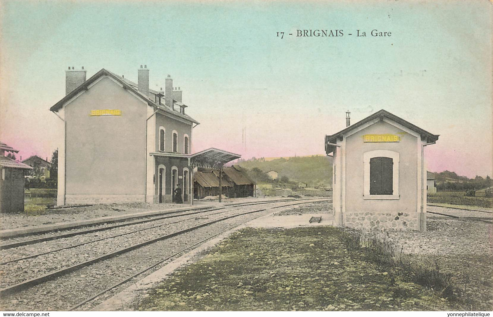 69 - RHÔNE - BRIGNAIS - La Gare - Version  Colorisée - 10115 - Brignais