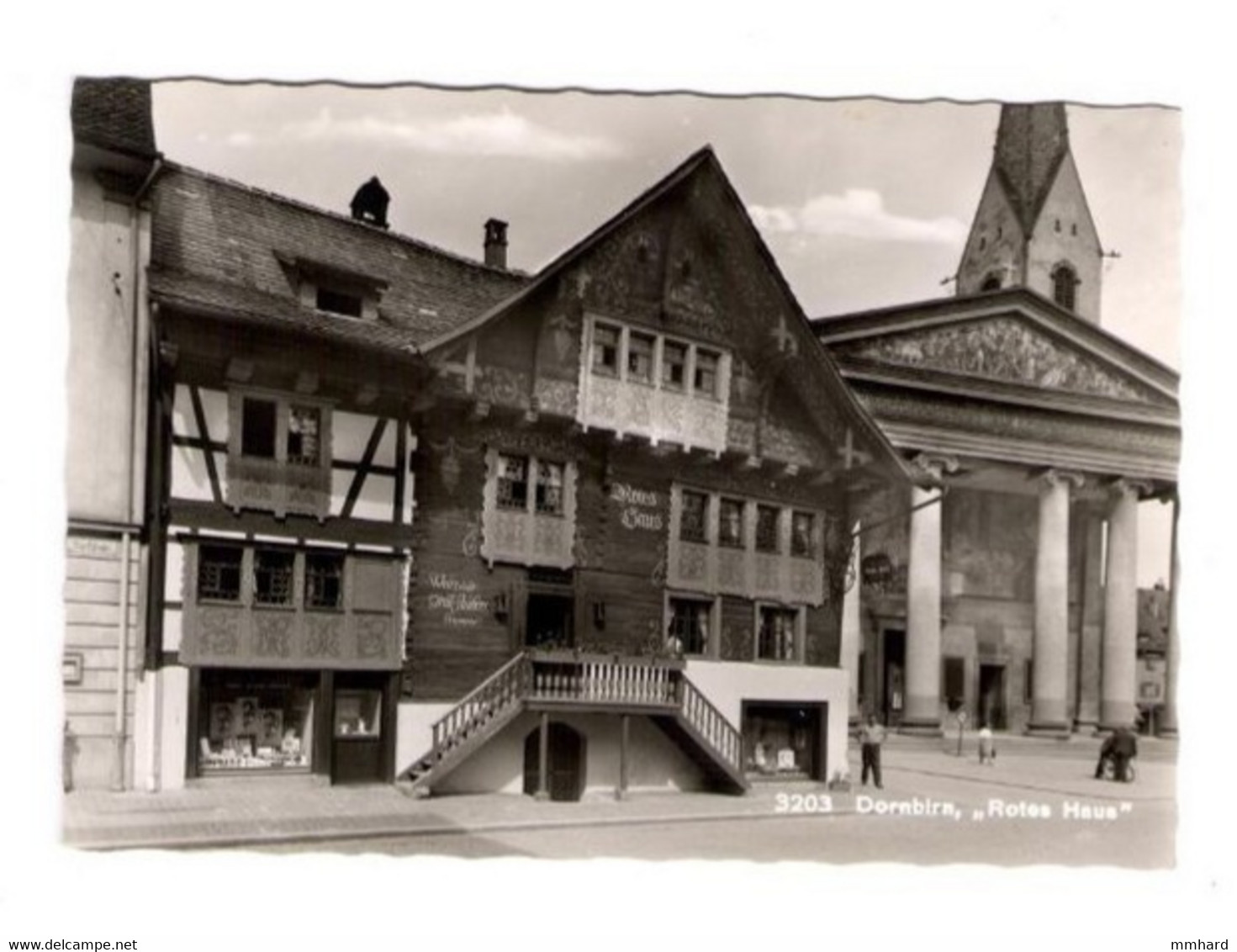 AK Dornbirn Rotes Haus Vorarlberg - Dornbirn