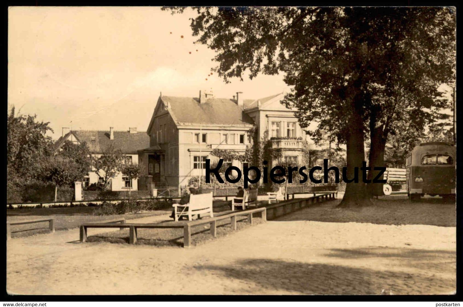 ÄLTERE POSTKARTE TETEROW LANDWIRTSCHAFTLICHE FACHSCHULE SCHULE MECKLENBURG-VORPOMMERN Postcard Cpa AK - Teterow