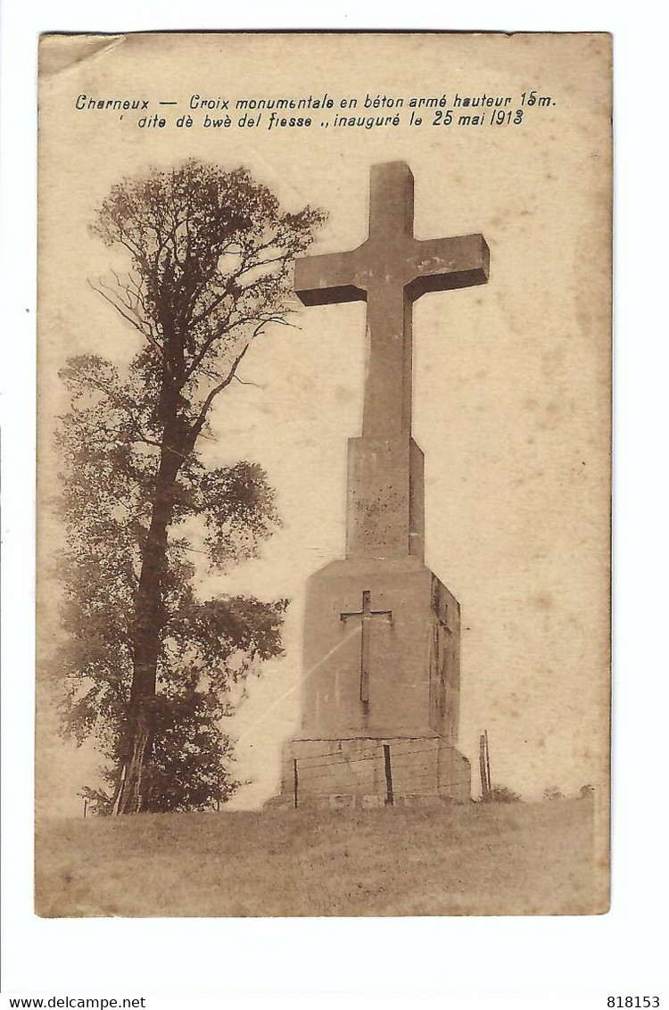 Charneux - Croix Monumentale En Béton Armé... - Herve