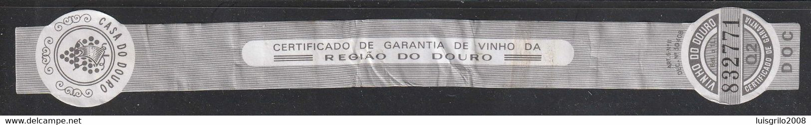 Revenue/ Fiscal, Portugal - Beverage Tax/ Imposto Sobre Bebidas -|- Vinho Do Douro, Casa Do Douro - 832771 - Nuevos