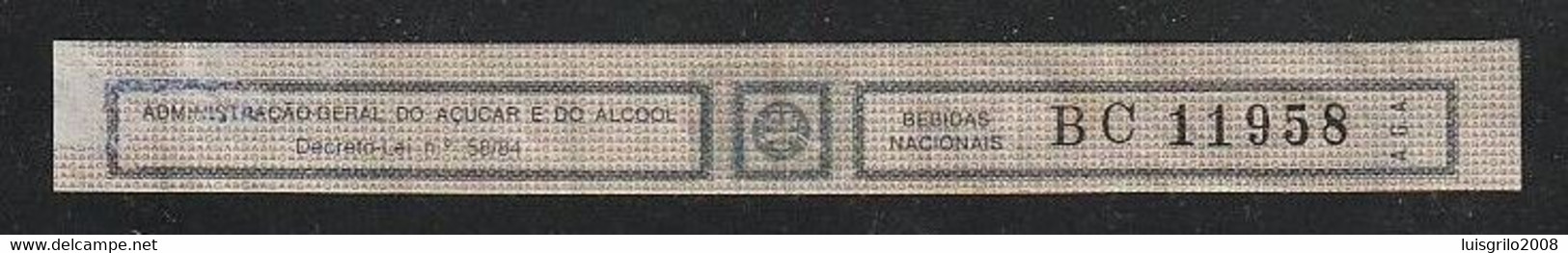 Revenue/ Fiscal, Portugal - Beverage Tax/ Imposto Sobre Bebidas -|- Bebidas Nacionais - Unused Stamps