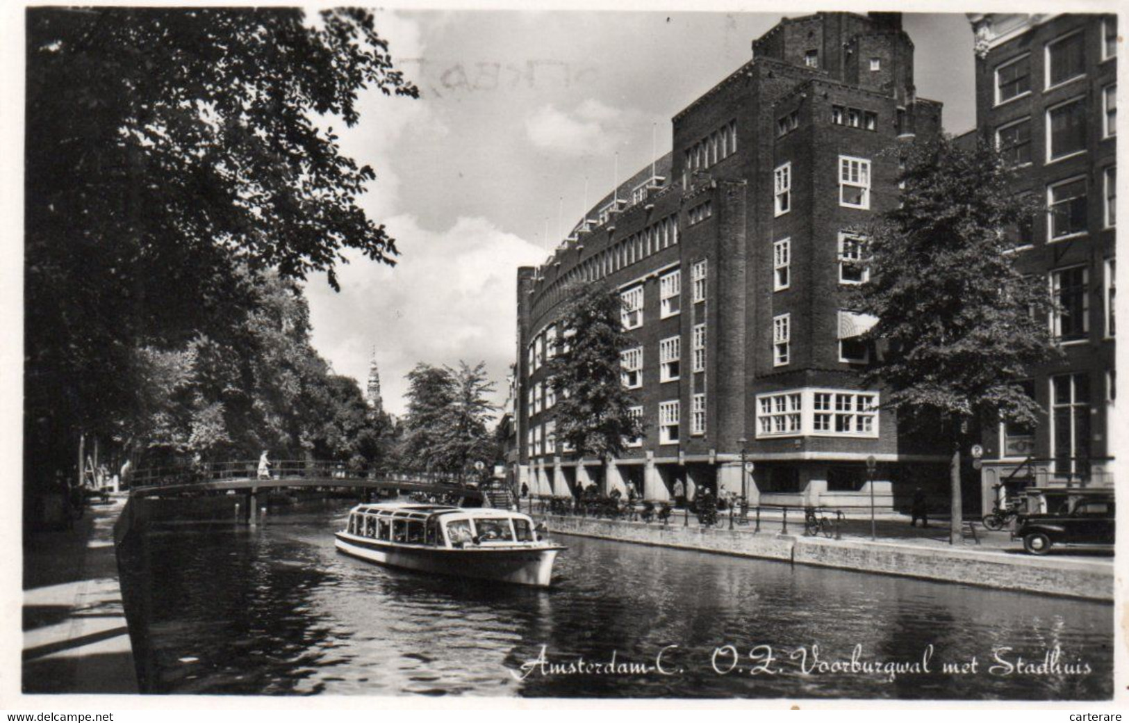 PAYS BAS,HOLLANDE SEPTENTRIONALE,HOLLAND,AMSTERDAM,1952,PENICHE - Amsterdam