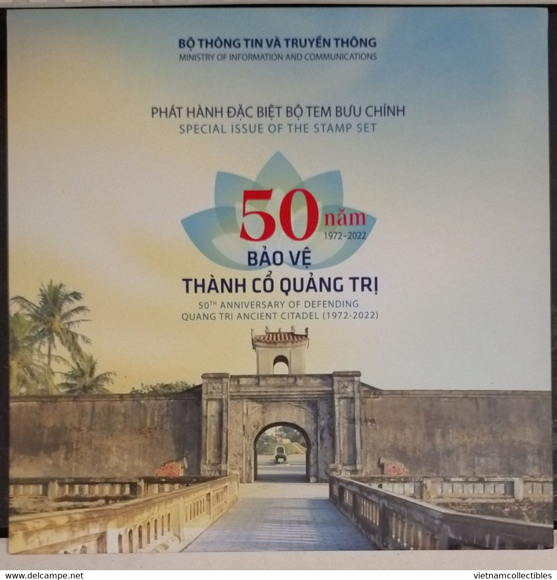 Vietnam Viet Nam Special Presention Folder 2022 : 50th Anniversary Of Defending Quang Tri Ancient Citadel (Ms1157) - Vietnam