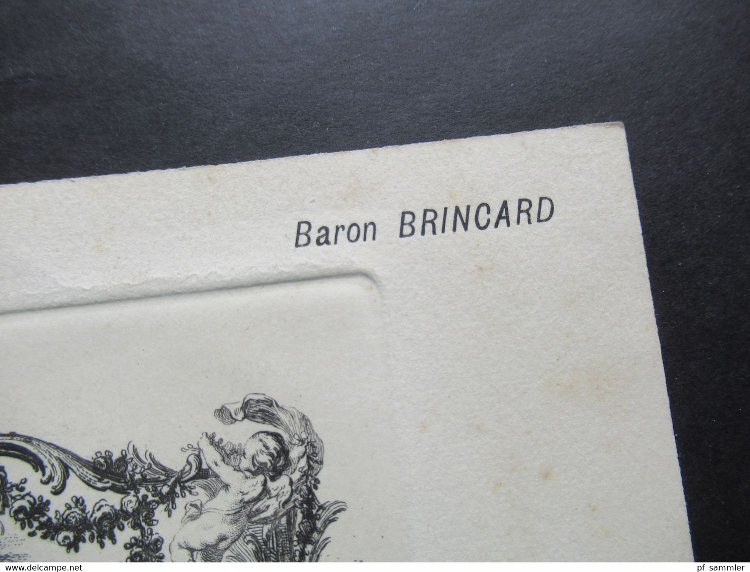 24.11.1926 Menükarte Kupferstich ?! Dejeuner Banque De France Personalisiert Für Baron Brincard - Menú