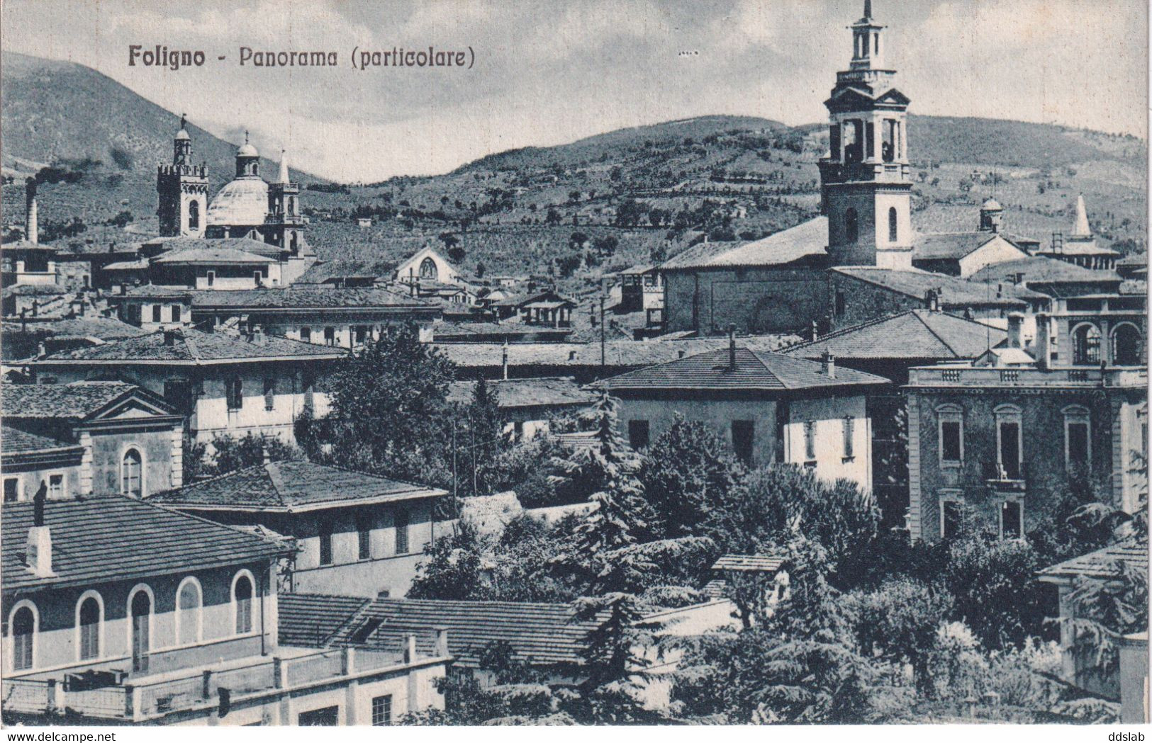 Foligno (Perugia) - Panorama - Anni '40 (XX E.F.) - Foligno