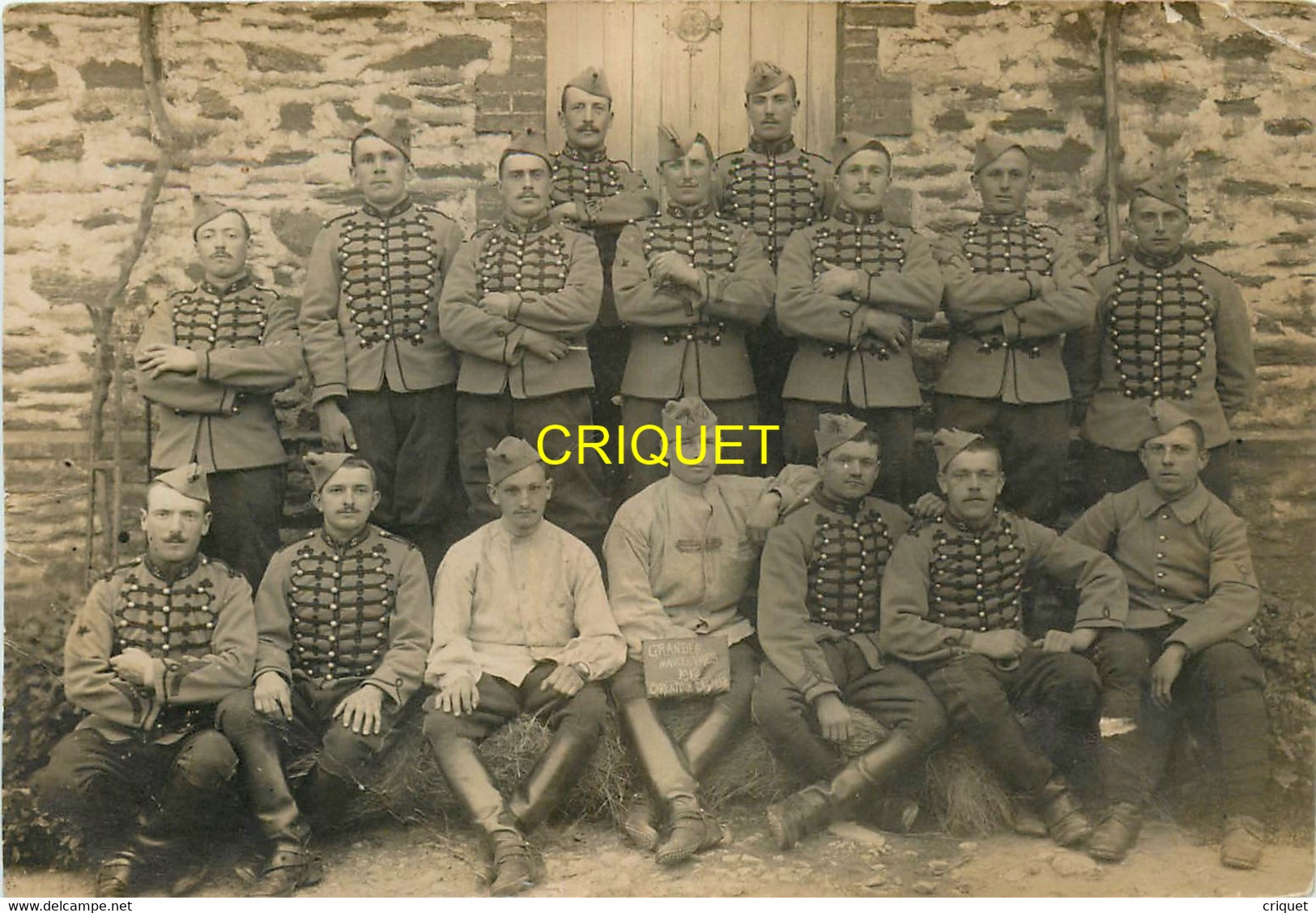 35 Le Grand Fougeray, Carte Photo Du 2ème Chasseurs De La 22ème Div. Infanterie En Manoeuvres, 1912 - Sonstige & Ohne Zuordnung