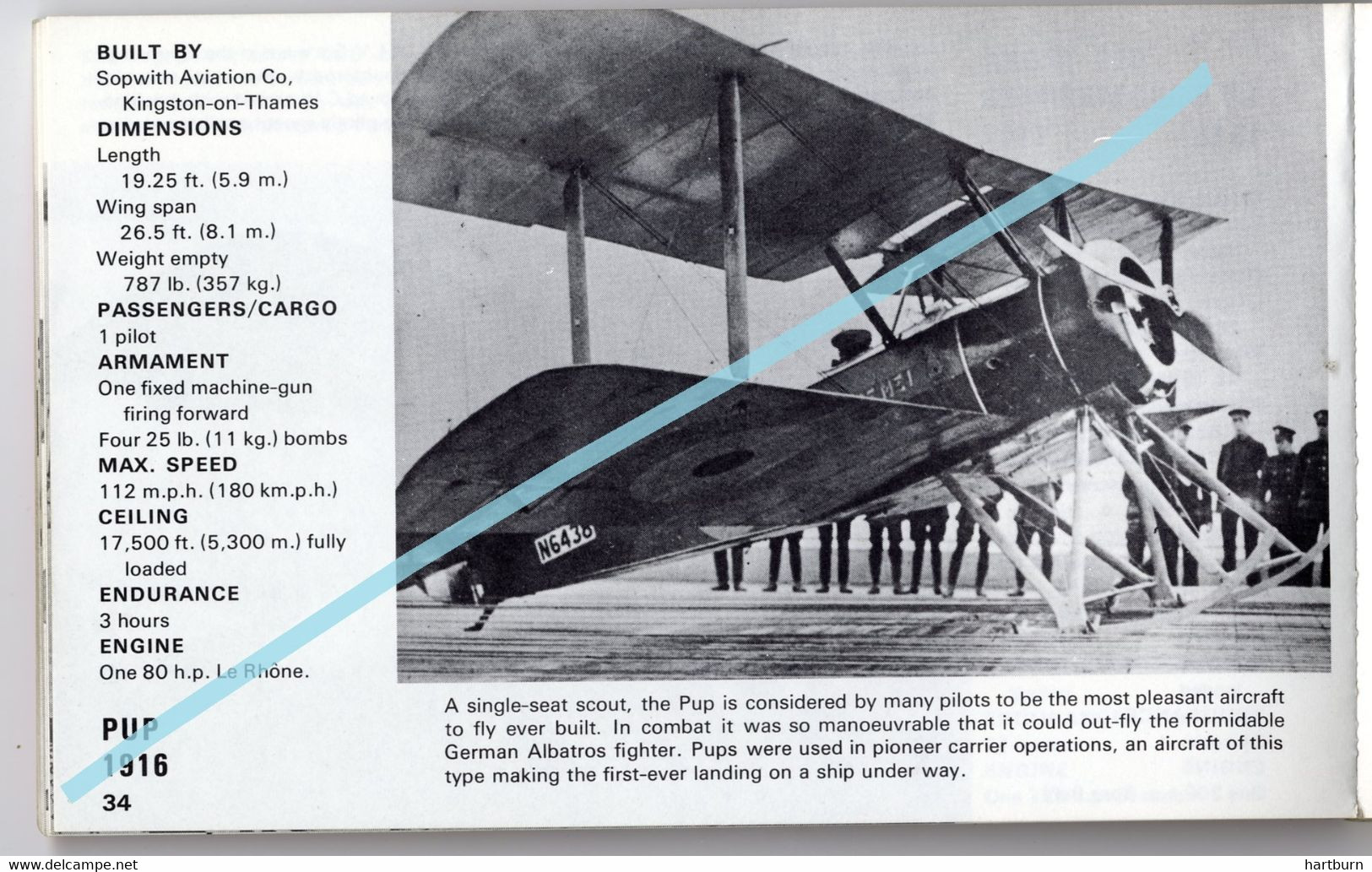 ♥️ Aircaft, A Picture History By M. Allward (Piccolo) (18 X 11 Cm) 160 Pages (BAK-5,2) Avion, Vliegtuig - Transportation