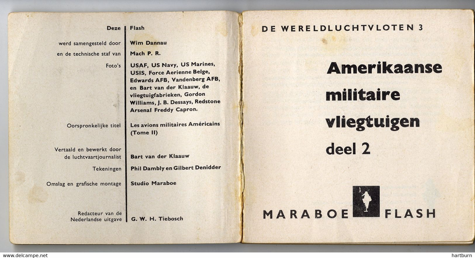 ♥️ Amerikaanse Militaire Vliegtuigen, US Military Aircraft (maraboe FLASH) Wim Dannau  (BAK-5,2) Avion, Plane - Guerre 1939-45