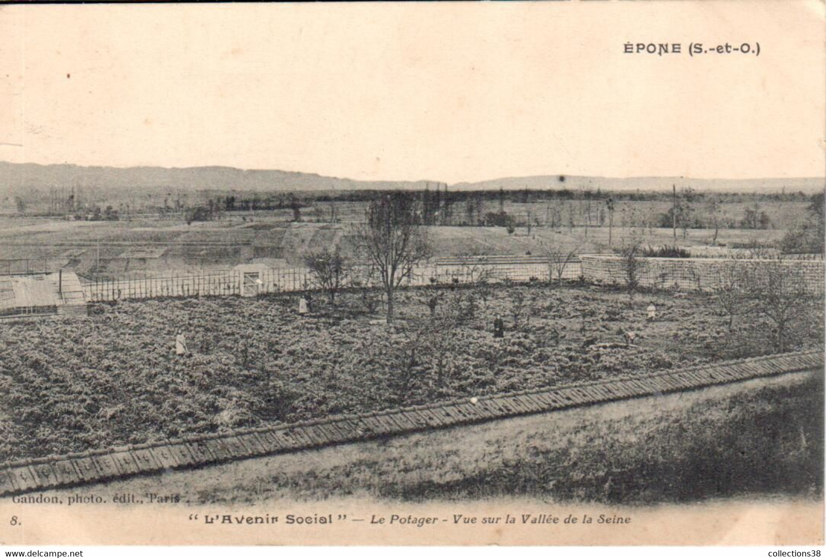 Epone - "L'Avenir Social" - Le Potager - Vue Sur La Vallée De La Seine - Epone