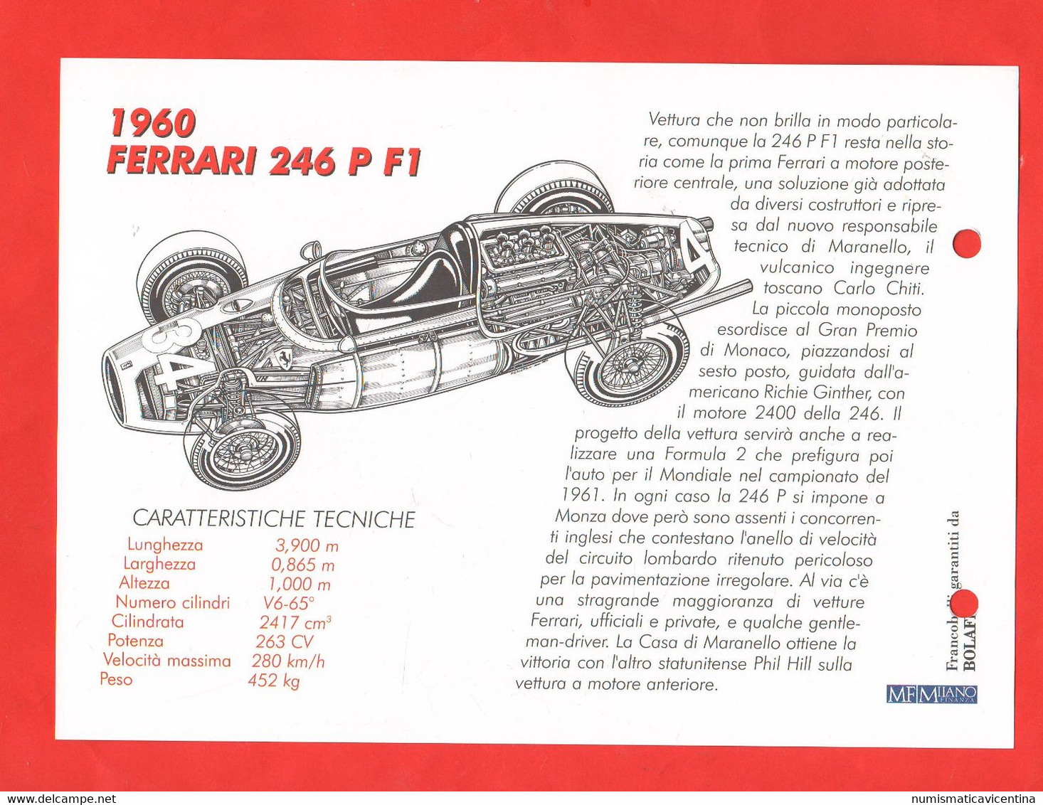 Ferrari F 1 cars racing 20 schede  20 francobolli stati diversi schede tecniche lot dedicated to Ferrari