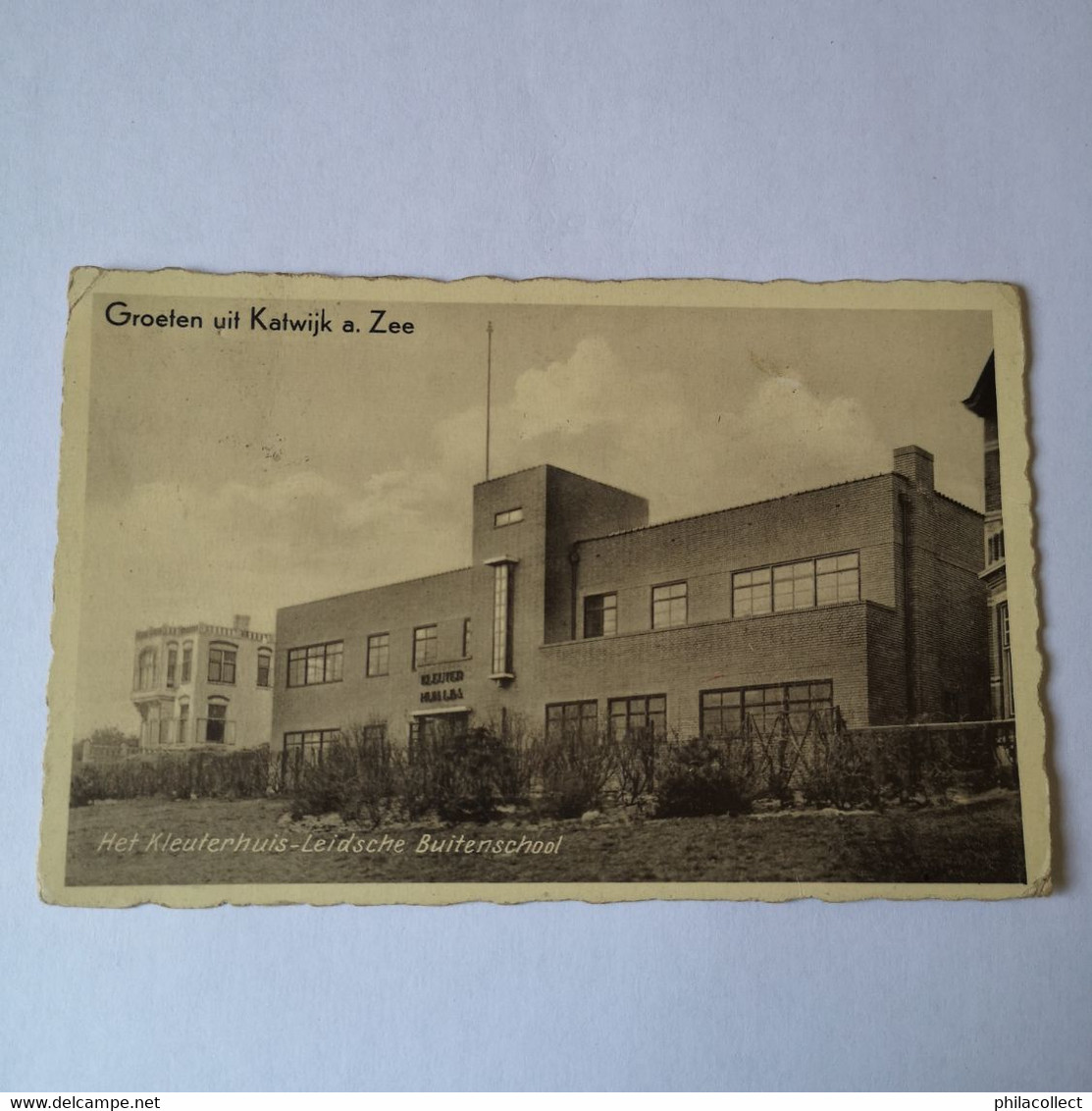 Katwijk Aan Zee // Groeten Uit // Het Kleuterhuis - Leidsche Buitenschool 1934 - Katwijk (aan Zee)