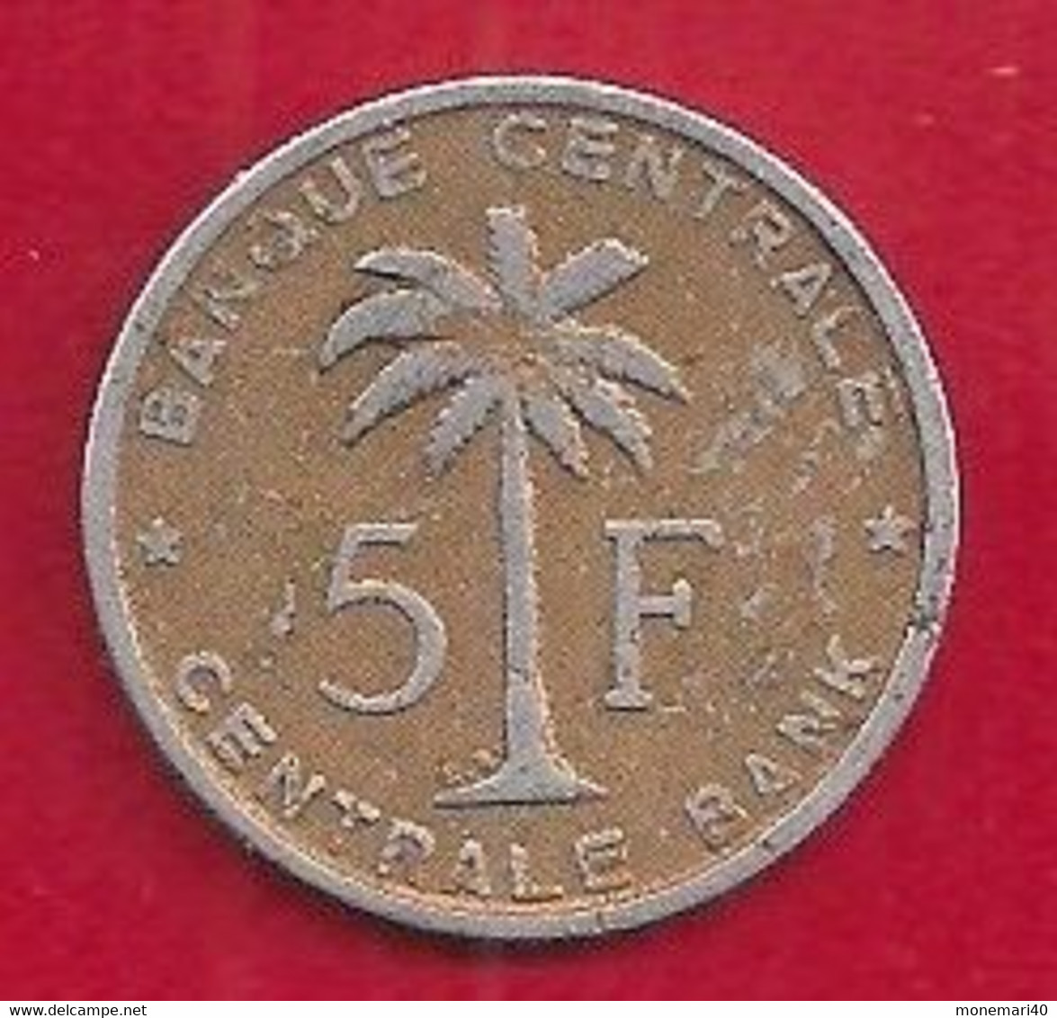 CONGO BELGE - 5 FRANCS - BANQUE CENTRALE - 1956 - 1951-1960: Boudewijn I