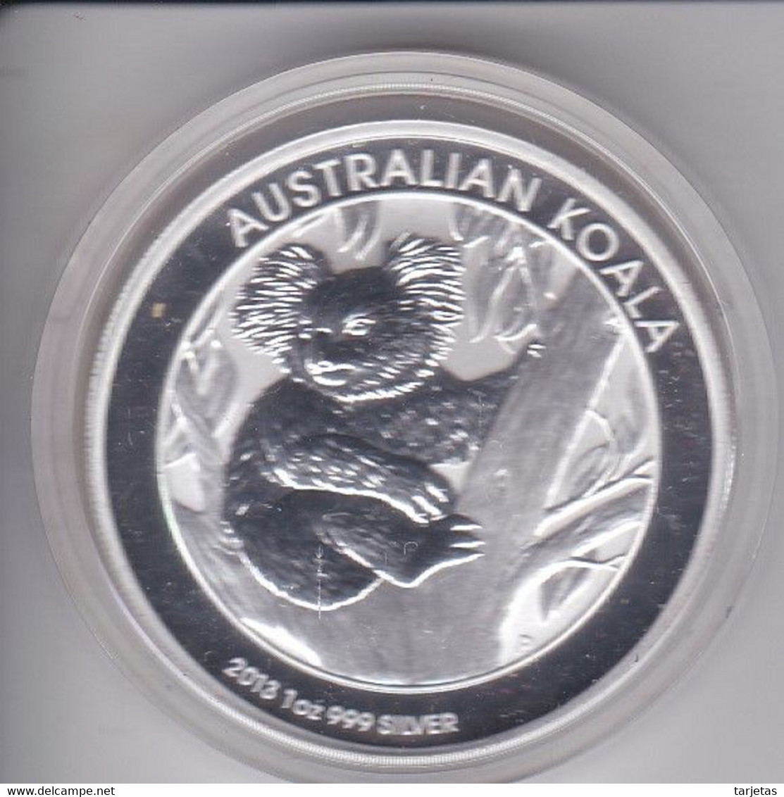 MONEDA DE PLATA DE AUSTRALIA DE 1 DOLLAR - 1 ONZA DEL AÑO 2013 KOALA (SILVER-ARGENT) - Autres & Non Classés