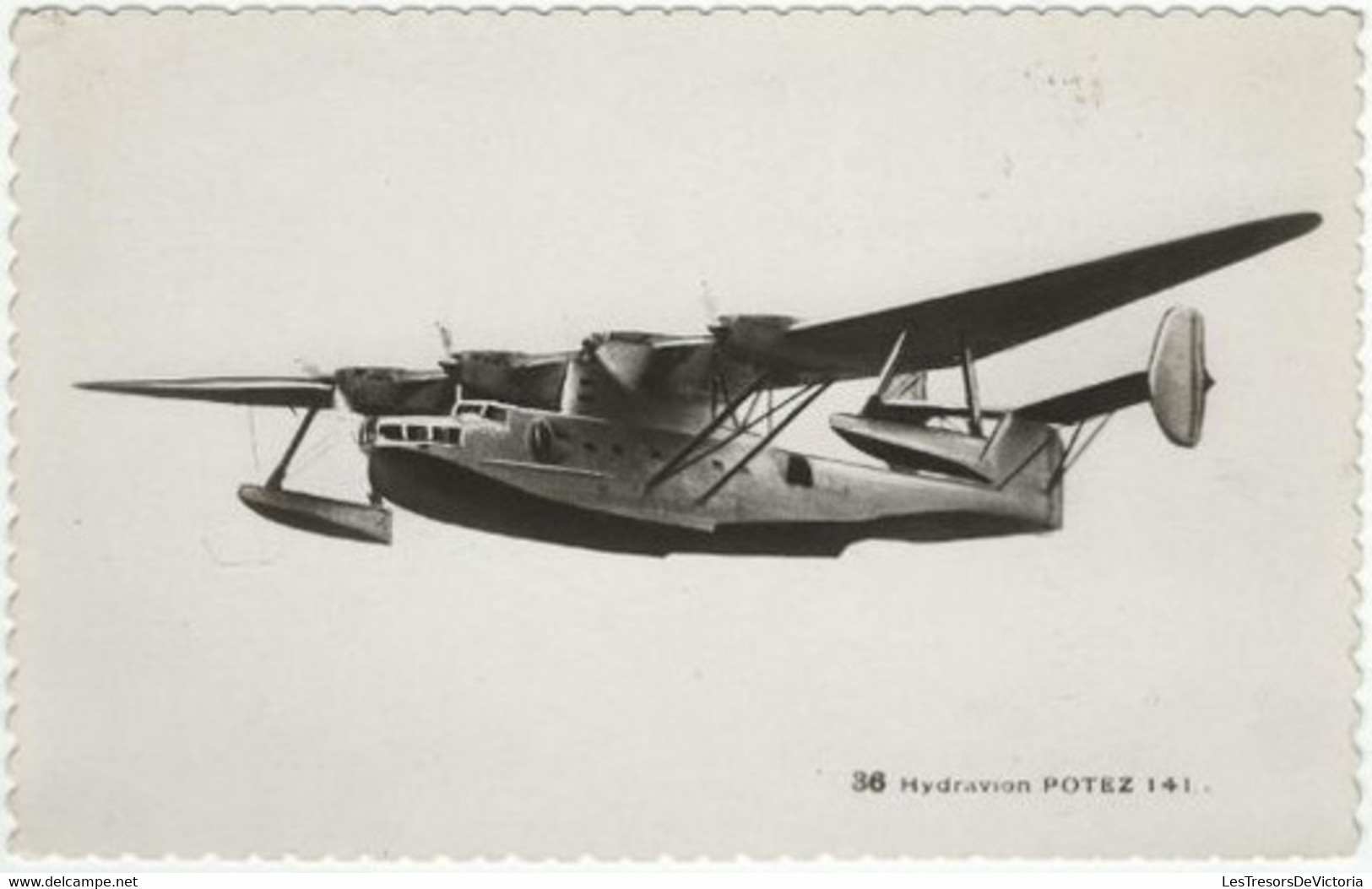 CPA AVIATION - Hydravion Potez - 141 4 Moteurs - 1946-....: Era Moderna