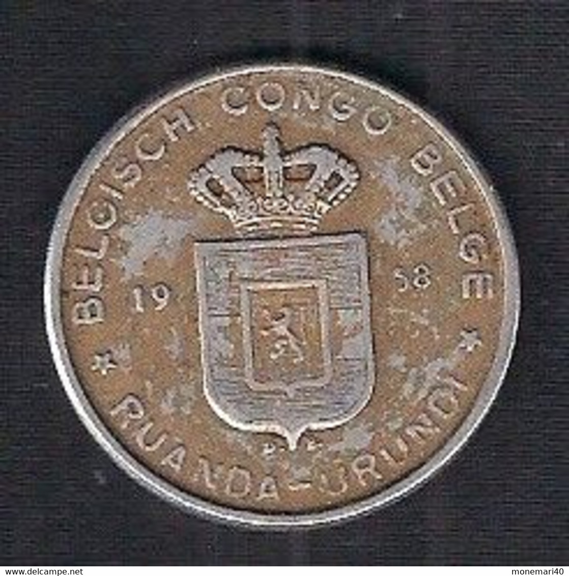 CONGO BELGE - 5 FRANCS - BANQUE CENTRALE - 1958 - 1951-1960: Baldovino I