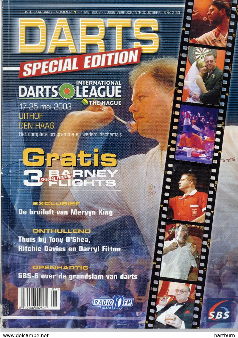 ♥️ Darts 1 Mei 2003(BAK-5,2) Tijdschrift - Sonstige & Ohne Zuordnung