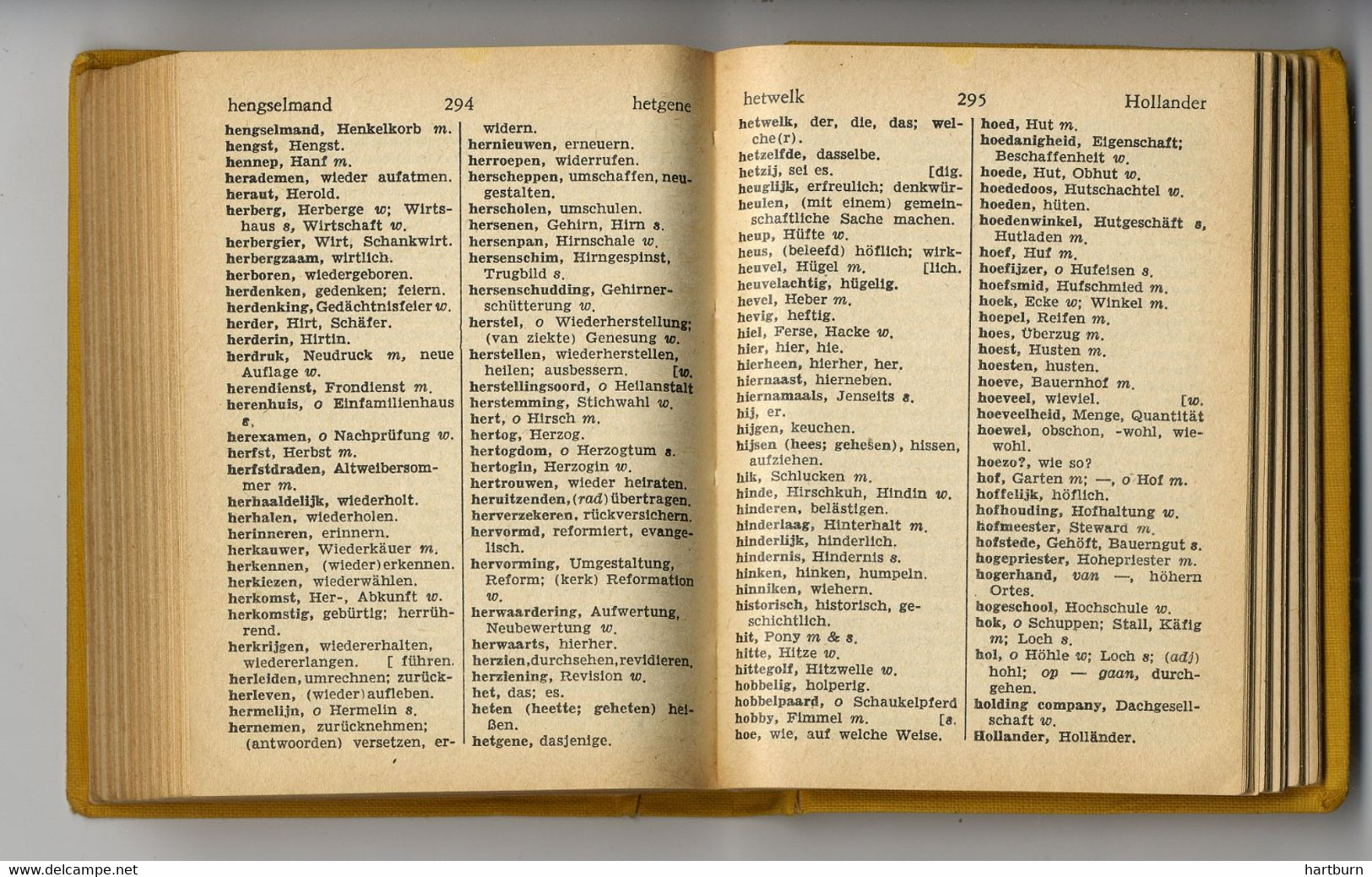 ♥️ Dictionary German - Dutch (BAK-5,2) Woordenboekje Duits - Nederlands. Pocketformaat-Woordenboek - Dizionari