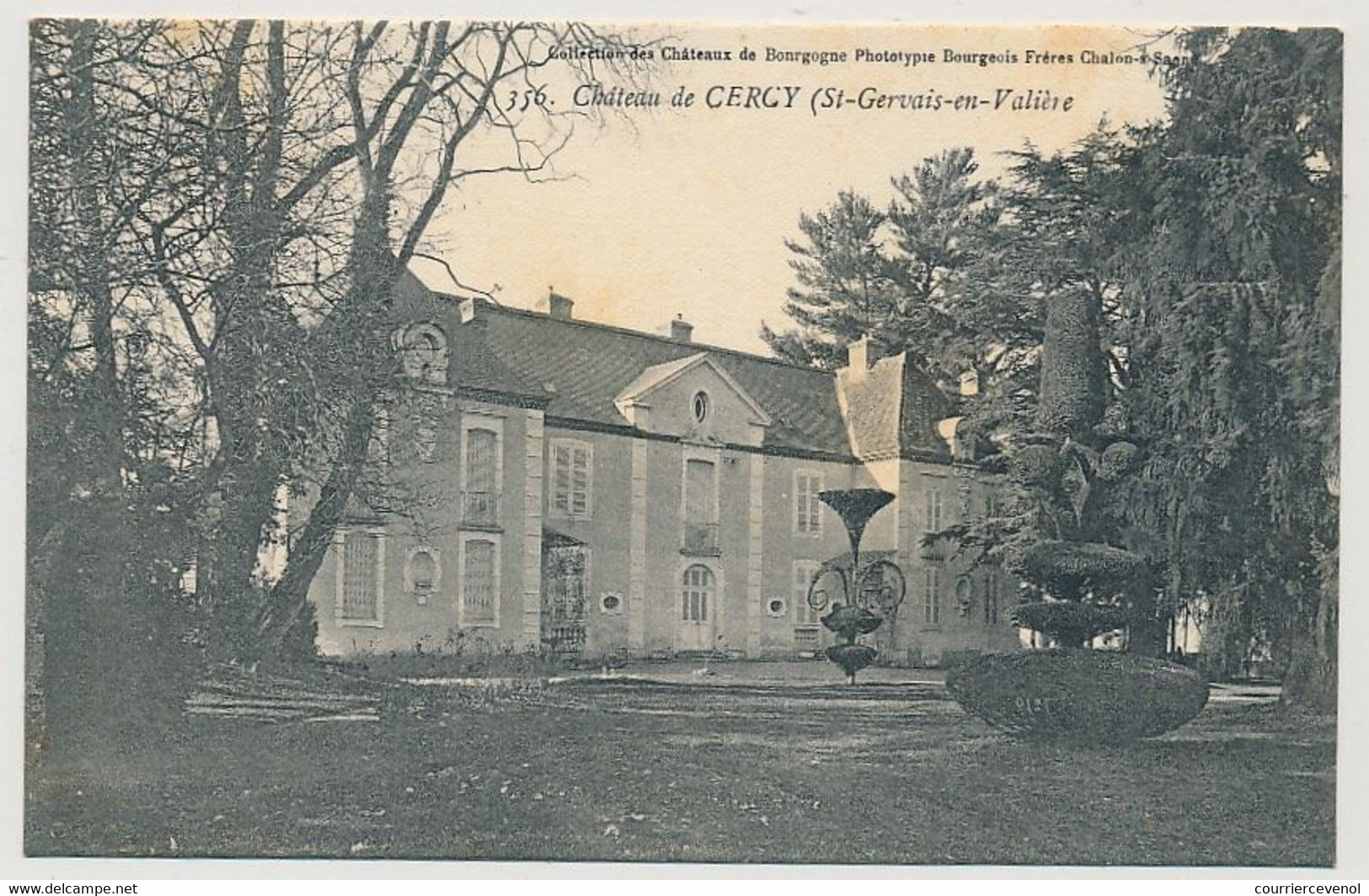 CPA - CERGY (Saône-et-Loire) - Château De Cergy (St-Gervais-en-Valière) - Chalon Sur Saone