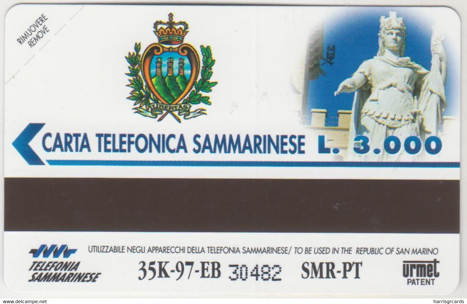 SAN MARINO - Pronto, Chi Parla? London, RSM 016, 3.000 L, Tirage 35.000, Mint - San Marino