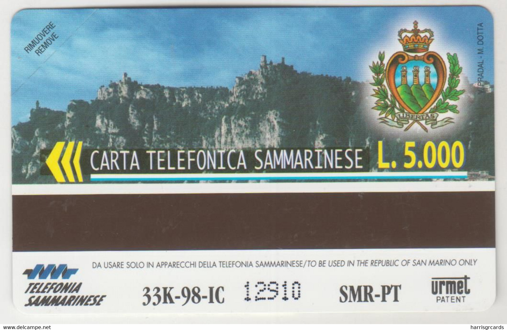 SAN MARINO - France '98 Ball, RSM 031, 5.000 L, Tirage 33.000, Mint - San Marino