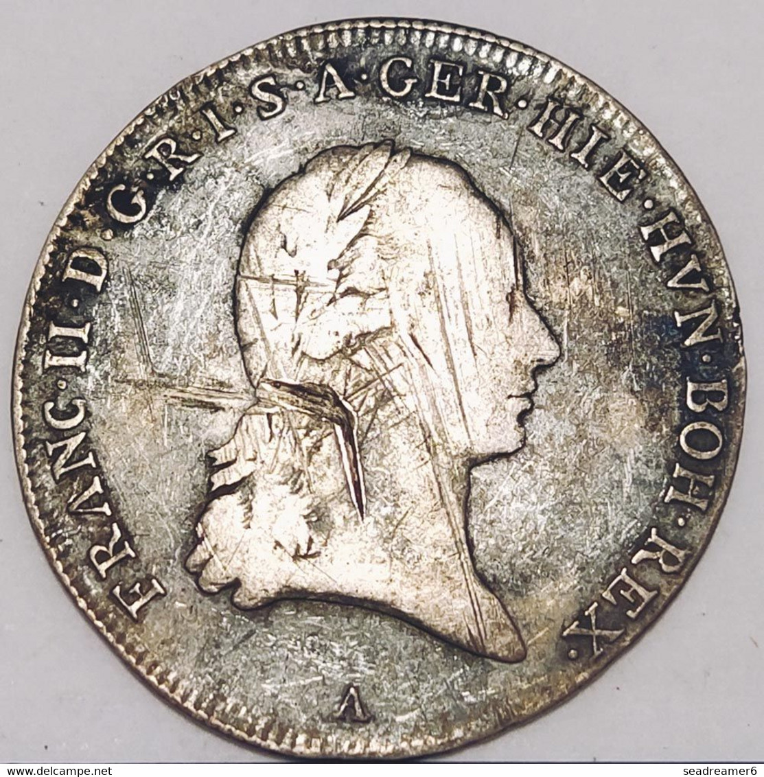 Pièce Argent François II - 1/4 Couronne - 1794 AD - Vienne - Pays Bas Autrichien - …-1795 : Former Period