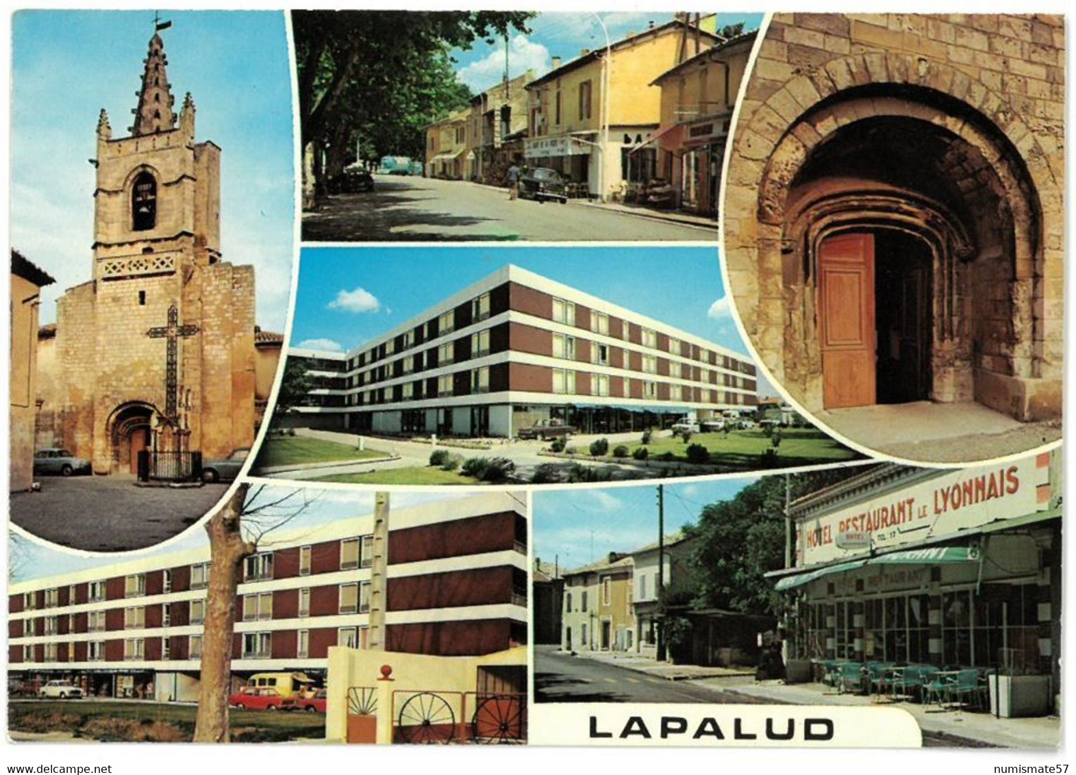 CP LAPALUD - Multi Vues - 6 Vues - Ed. J. Cellard N° V. 487 - Lapalud