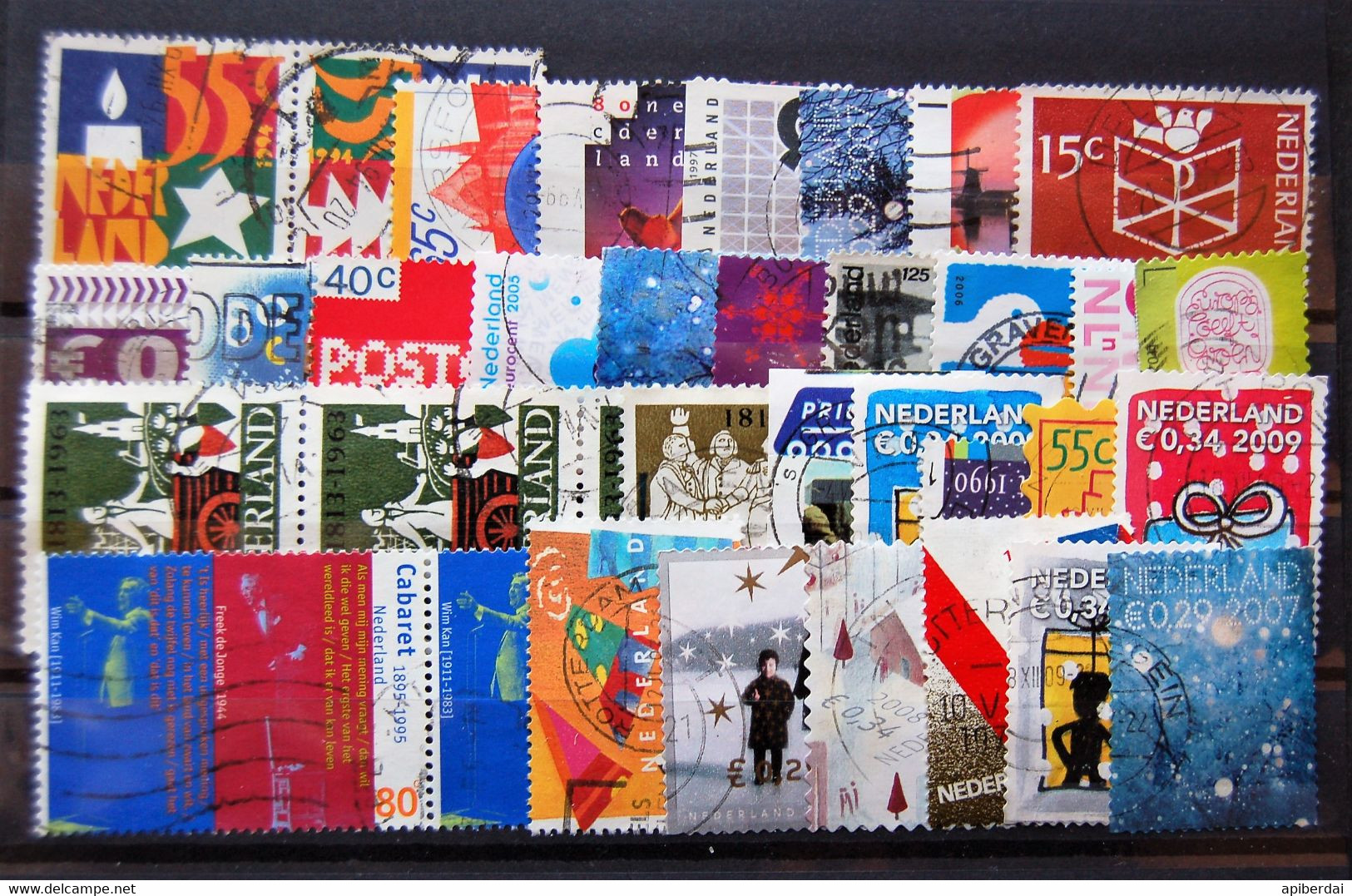 Nederland Pays Bas - Small Batch Of 35 Stamps Used XXVI - Verzamelingen