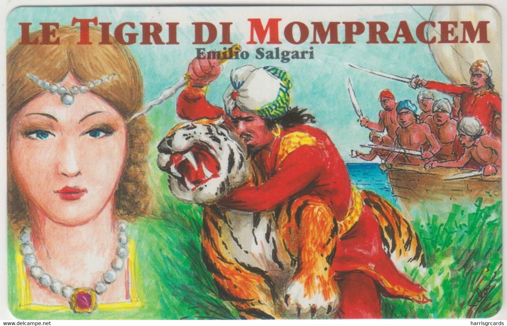 SAN MARINO - Le Tigri Di Mompracem, RSM 043, 5.000 L, Tirage 16.000, Mint - Saint-Marin