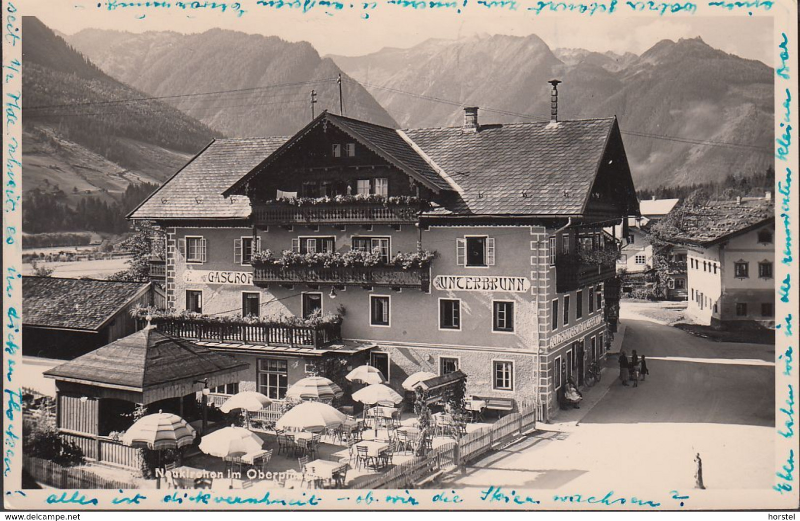 Austria - 5741 Neukirchen Am Großvenediger - Gasthof Unterbrunn (50er Jahre) - Nice Stamp - Neukirchen Am Grossvenediger