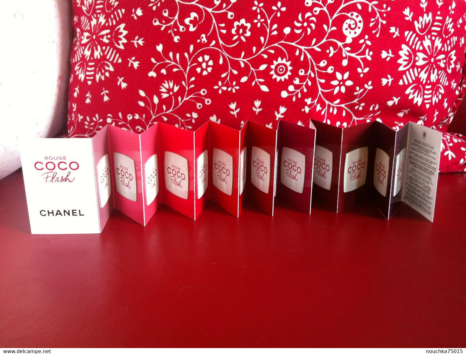 Chanel - Rouge Coco Flash, échantillons RAL - Parfums - Stalen
