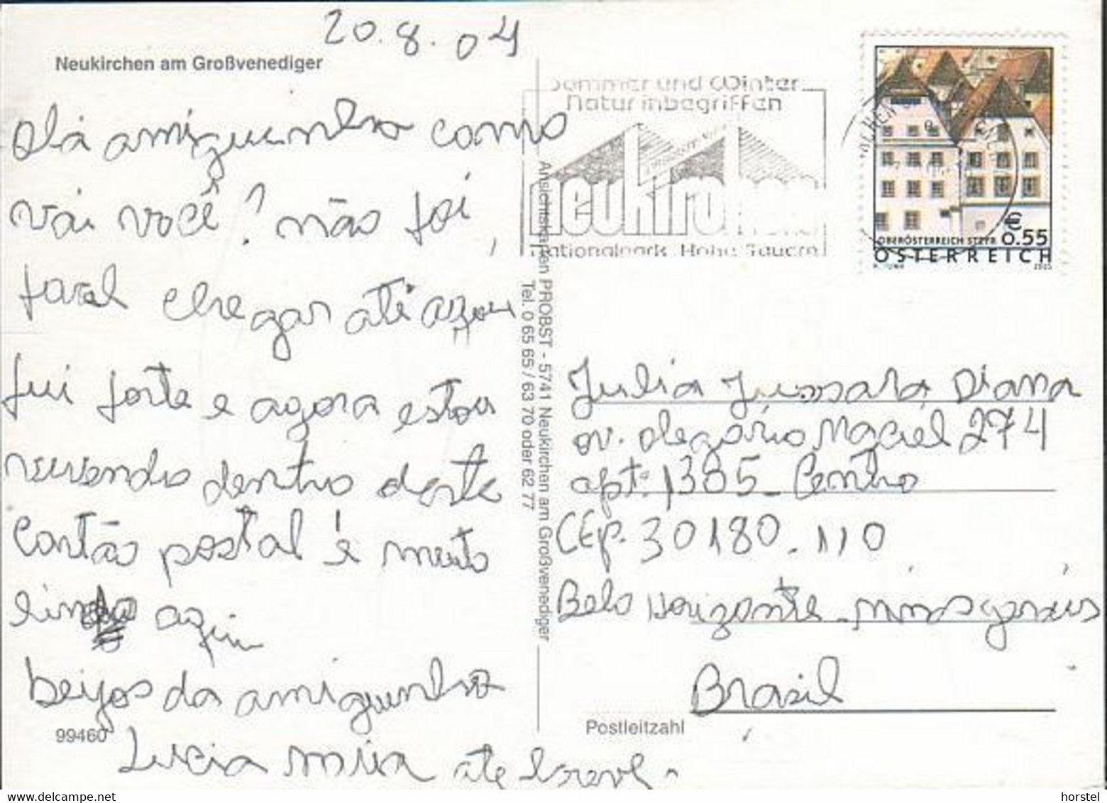 Austria - 5741 Neukirchen Am Großvenediger - Ortsansicht - Nice Stamp € - Neukirchen Am Grossvenediger