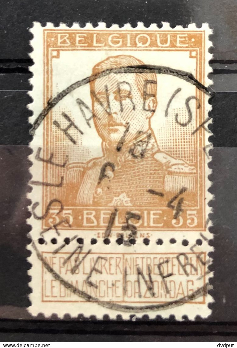 België, 1912, Nr 113, Gestempeld LE HAVRE (SPECIAL) - 1912 Pellens