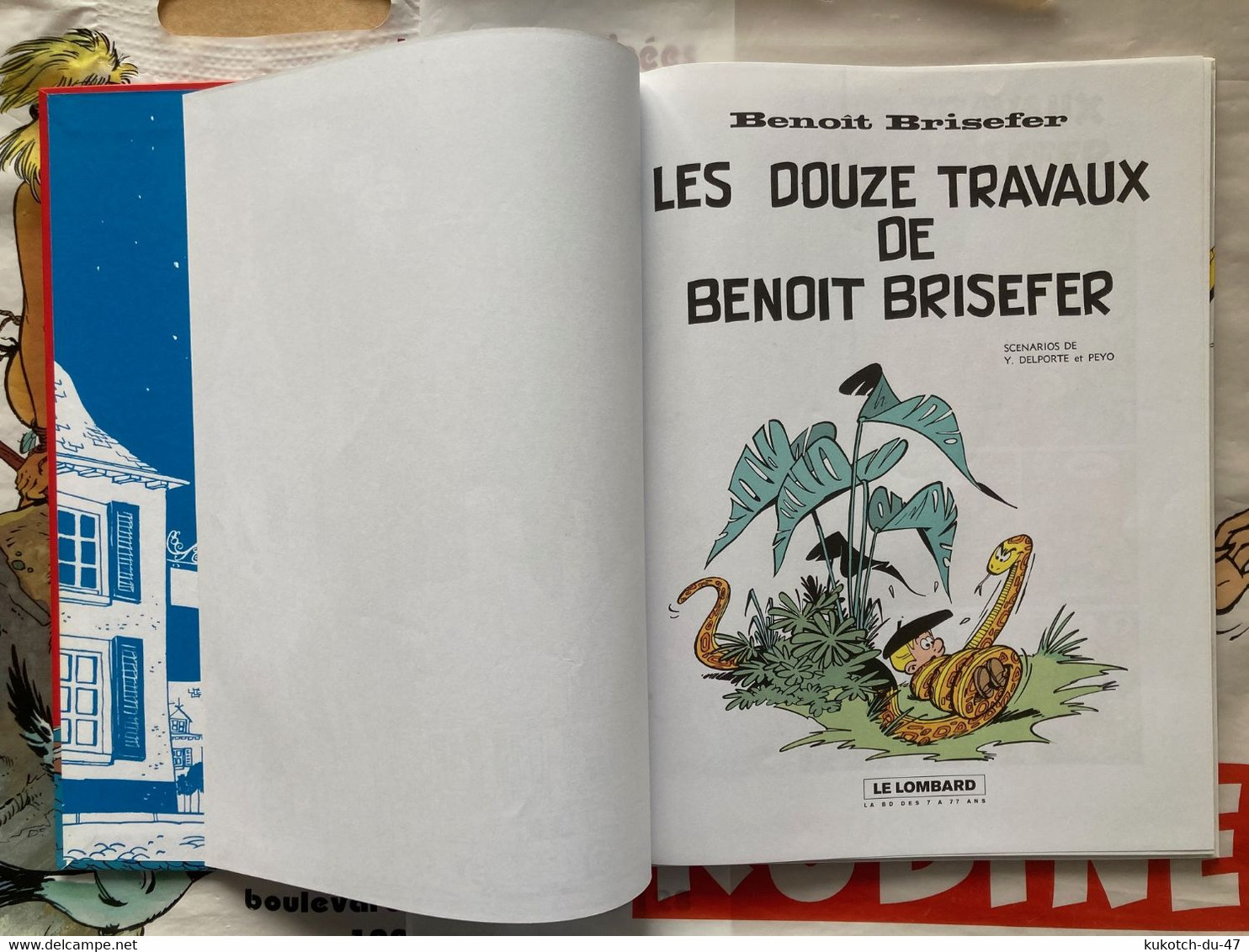 BD Benoît Brisefer - Les Douze Travaux - Peyo (2003) - Benoît Brisefer