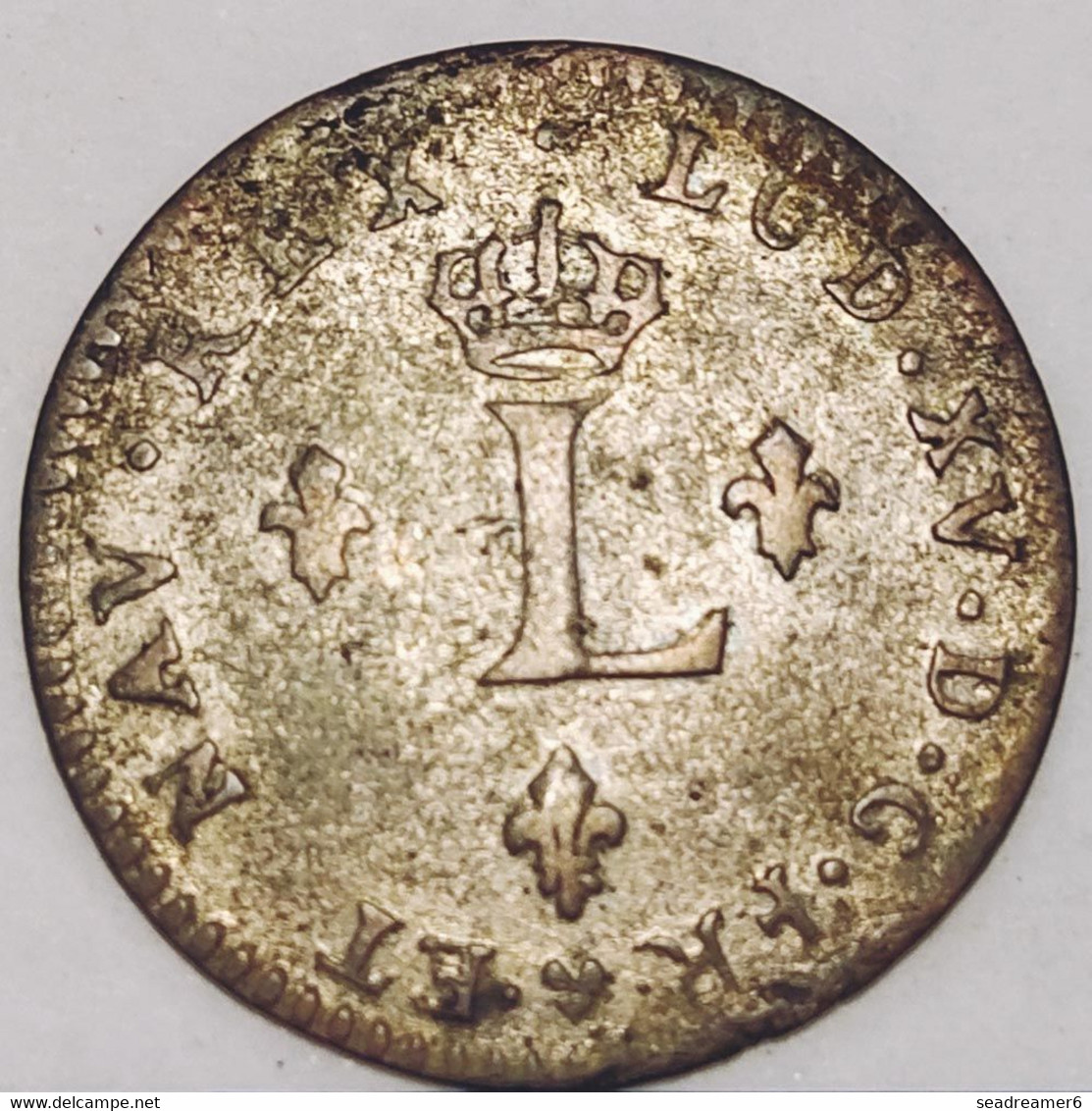 Pièce Louis XV - Double Sol Aux 2 L - 1762 - Strasbourg BB - 1715-1774 Luigi XV Il Beneamato