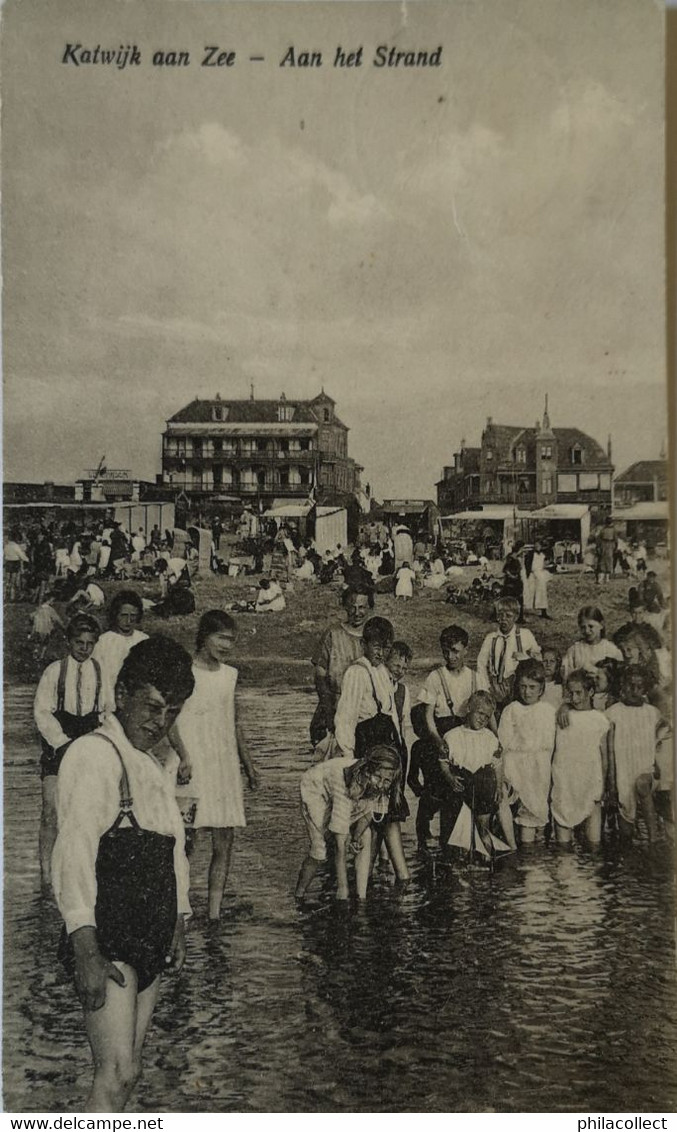 Katwijk Aan Zee // Aan Het Strand (veel Volk) Richting Dorp 1925 - Katwijk (aan Zee)