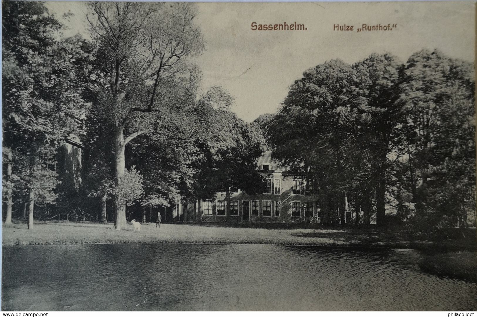 Sassenheim (ZH) Huize Rusthof 191? - Sassenheim