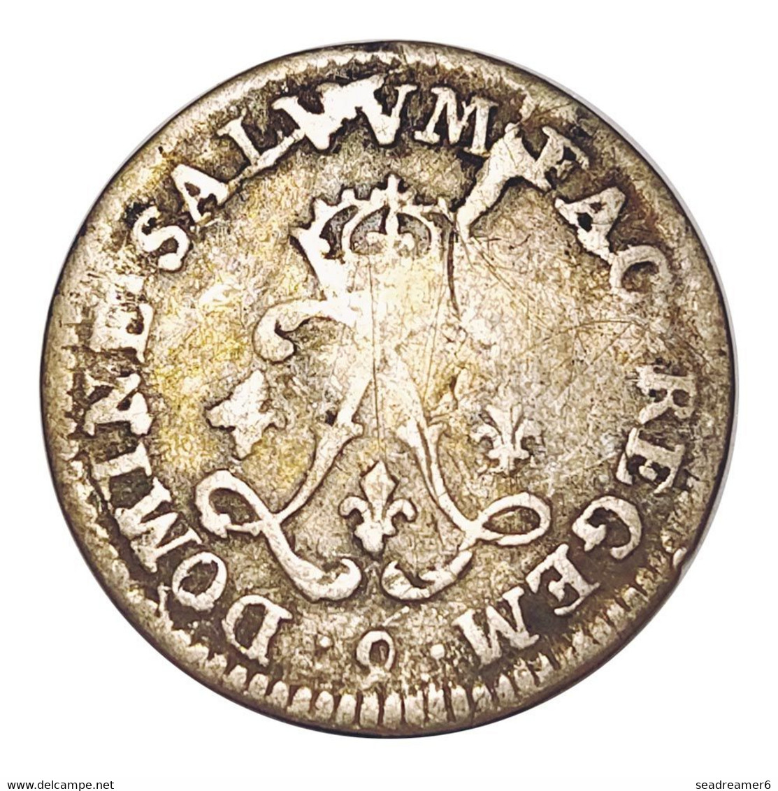 Pièce Argent Louis XIV - 4 Sols Aux 2 L - 1691 - 9 Rennes - 1643-1715 Ludwig XIV.