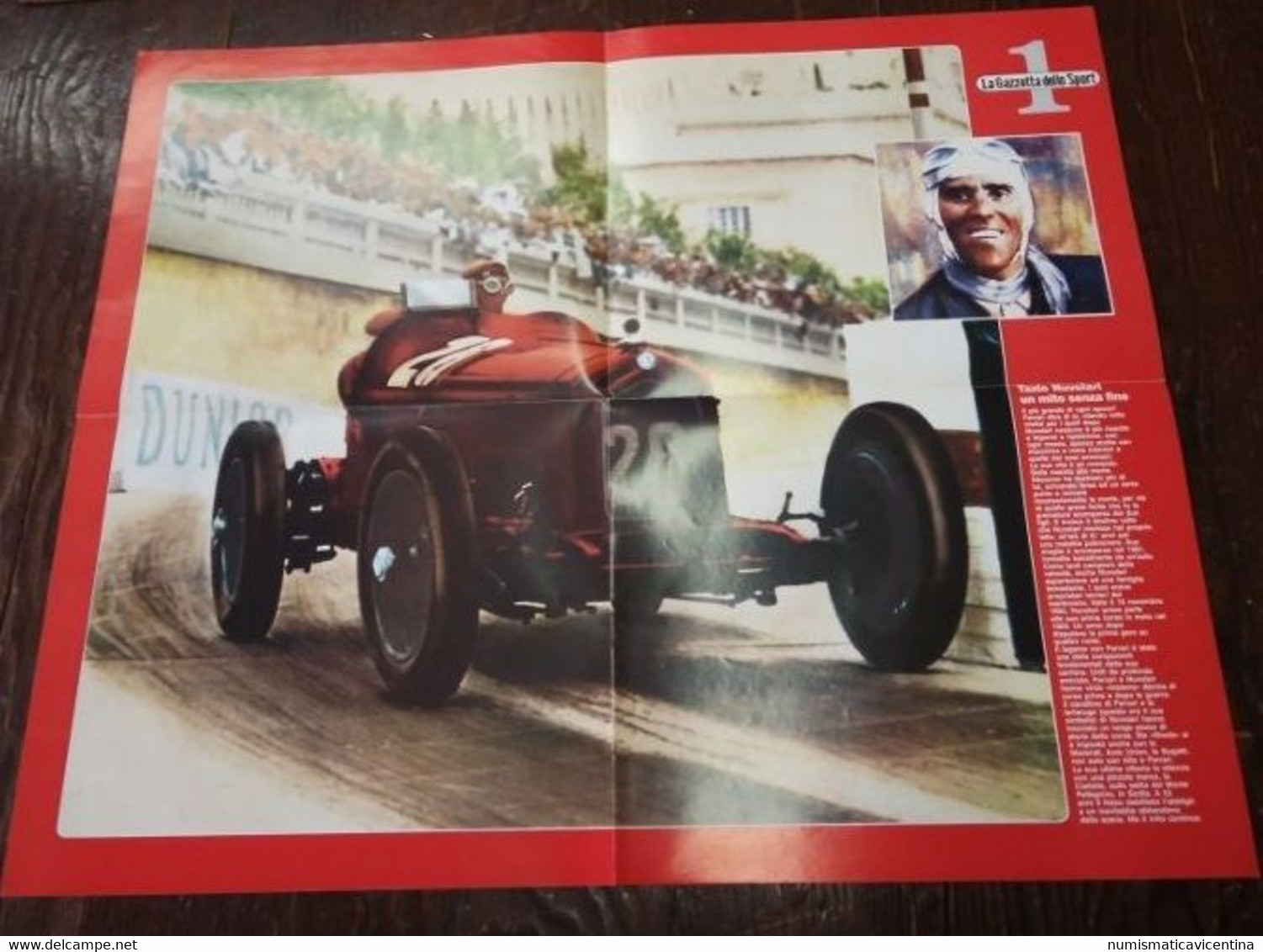 Ferrari F 1 Manifesto Tazio Nuvolari  + Libretto  Anno 1988 Edito Da Gazzetta Dello Sport Cars Racing F 1 Vol.1 - Automobile - F1