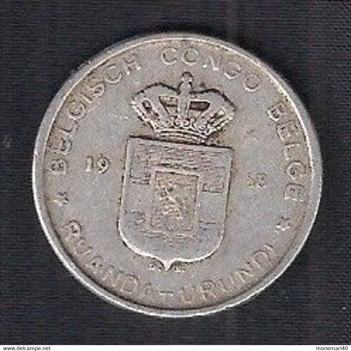 CONGO BELGE - 5 FRANCS - BANQUE CENTRALE - 1958 - 1951-1960: Baudouin I