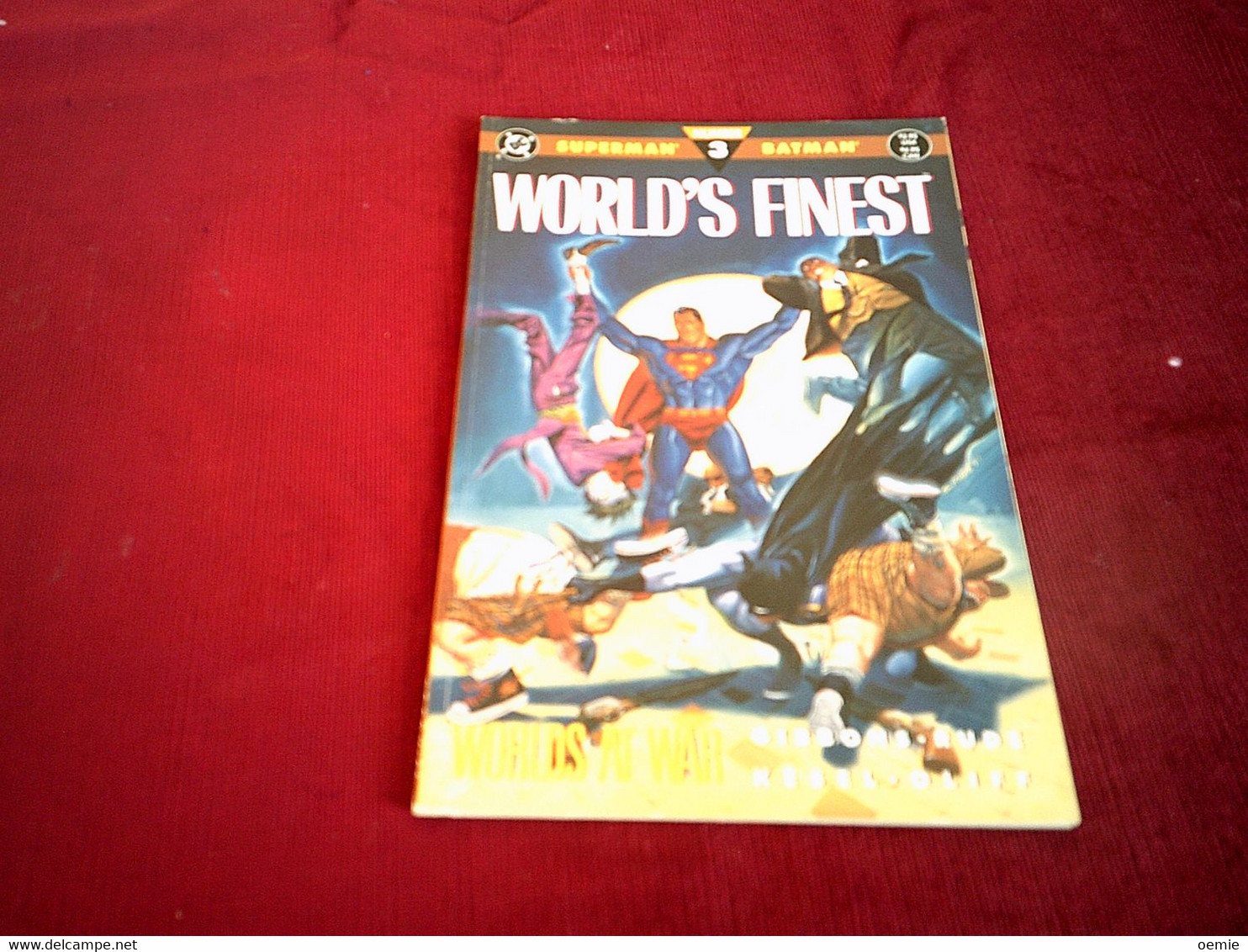 LAST ISSUE  SUPERMAM  NUMBER 3 BATMAN  WORLD'S  FINEST  1990 - DC