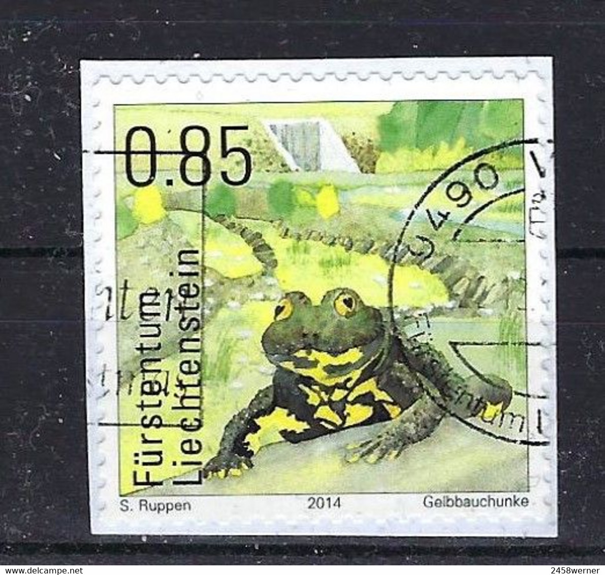 Liechtenstein 2014, Nr. 1715, Bedrohte Tierarten (I): Amphibien Gestempelt Used - Used Stamps