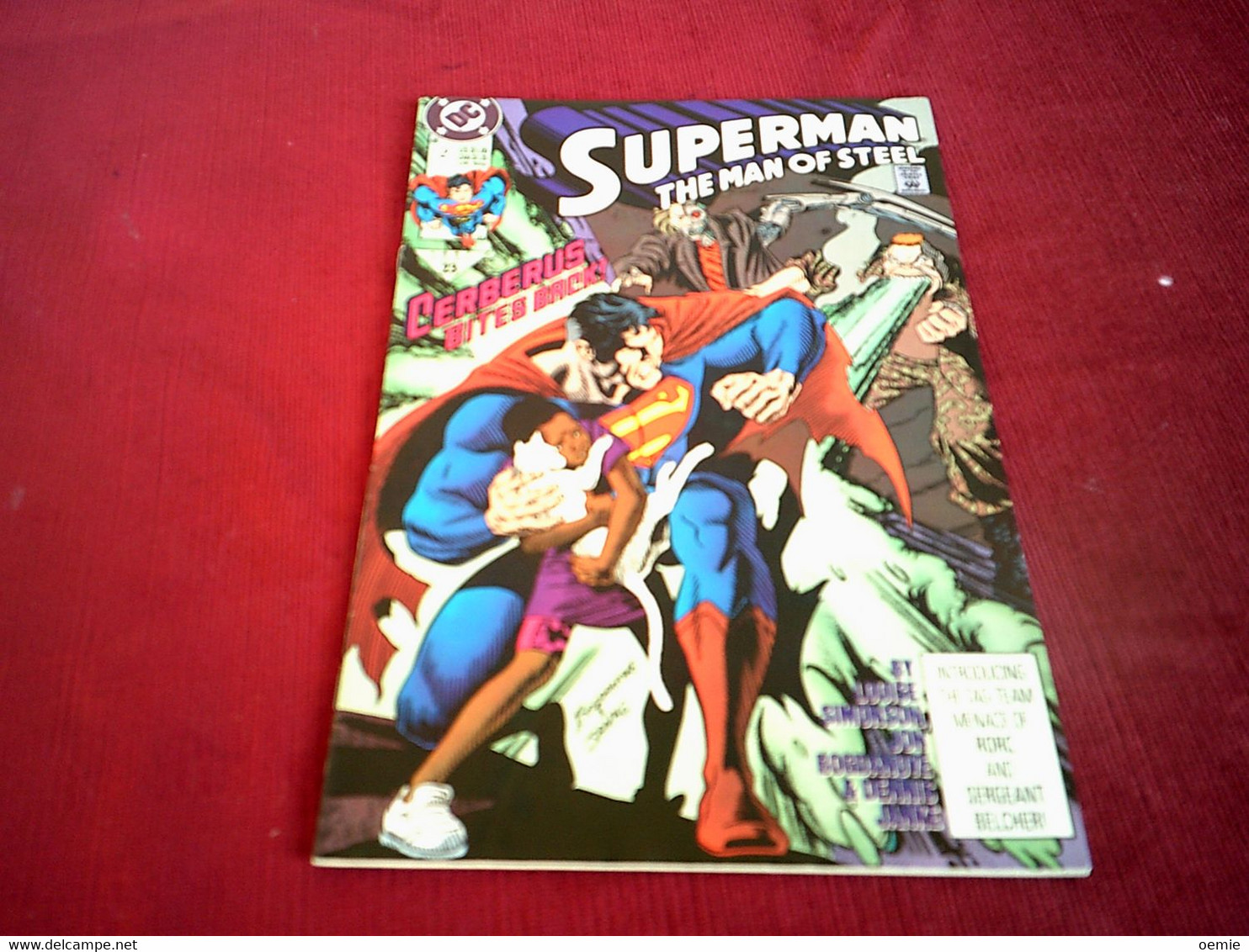 SUPERMAM   THE MAN OF STEEL  N° 2 AUG  91 - DC