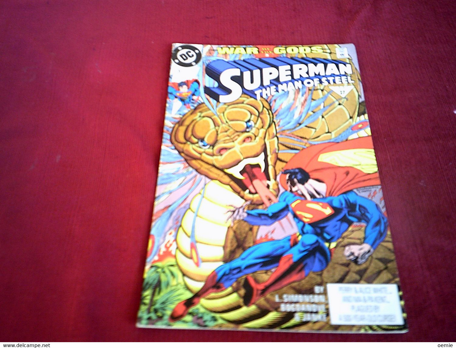 SUPERMAM   THE MAN OF STEEL  N°  3  SEP   91 - DC