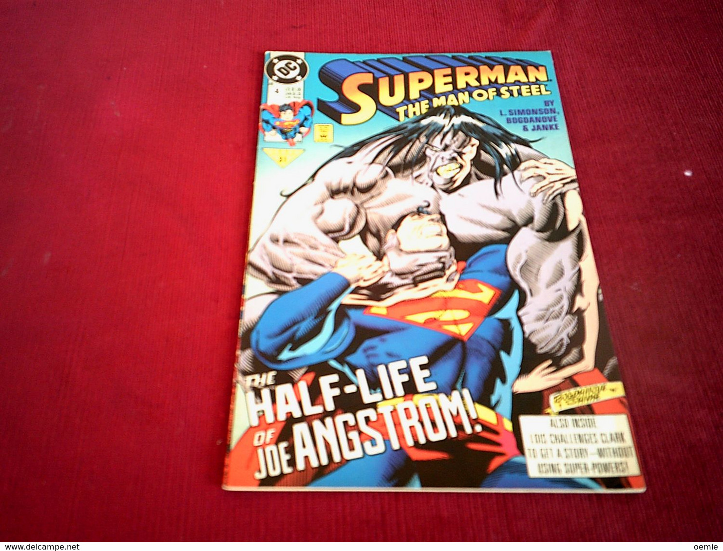 SUPERMAM   THE MAN OF STEEL  N°  4 OCT    91 - DC